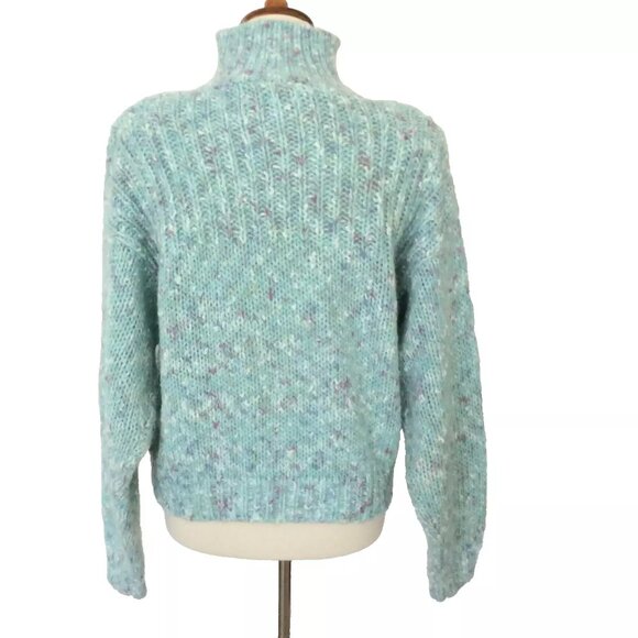 DD Sloane Women's Knit Sweater Seafoam Green Size Medium - Picture 4 of 7